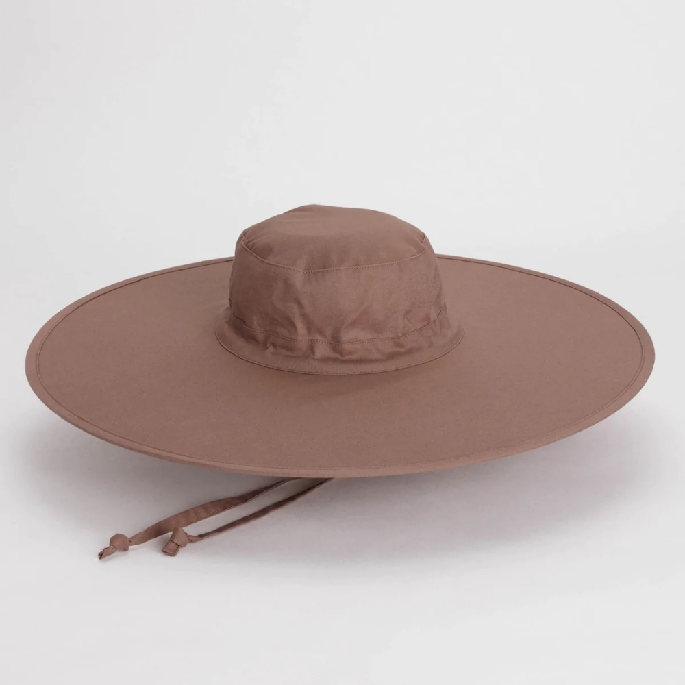 BAGGU Packable Sun Hat in Cocoa